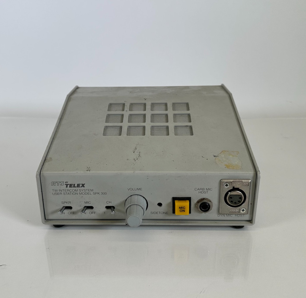 TELEX SPK300 User Station Model SPK300 Intercom System