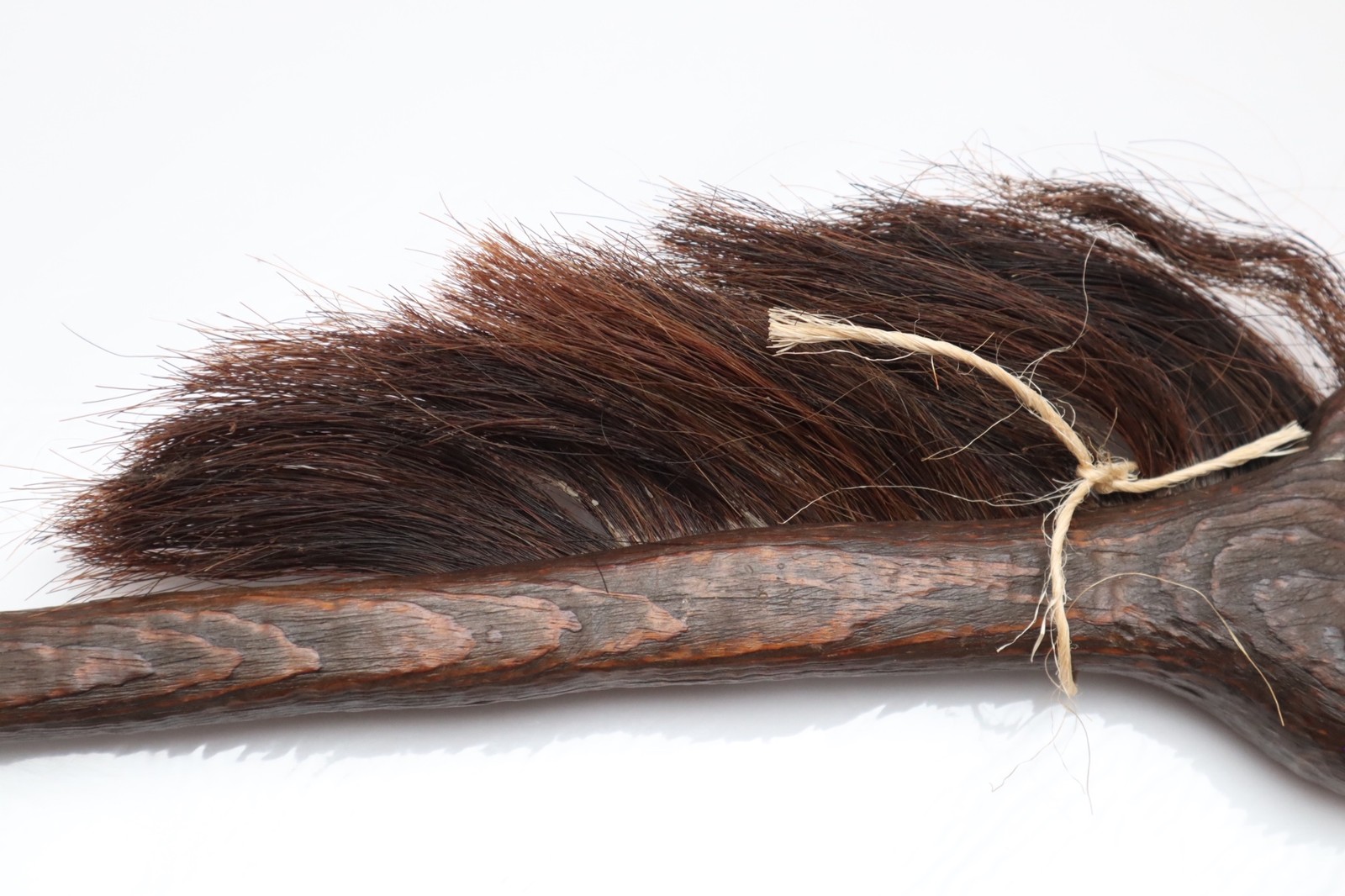 Vintage Native American Sioux Horse Dance Stick Carved Wood Indian Folk Art.