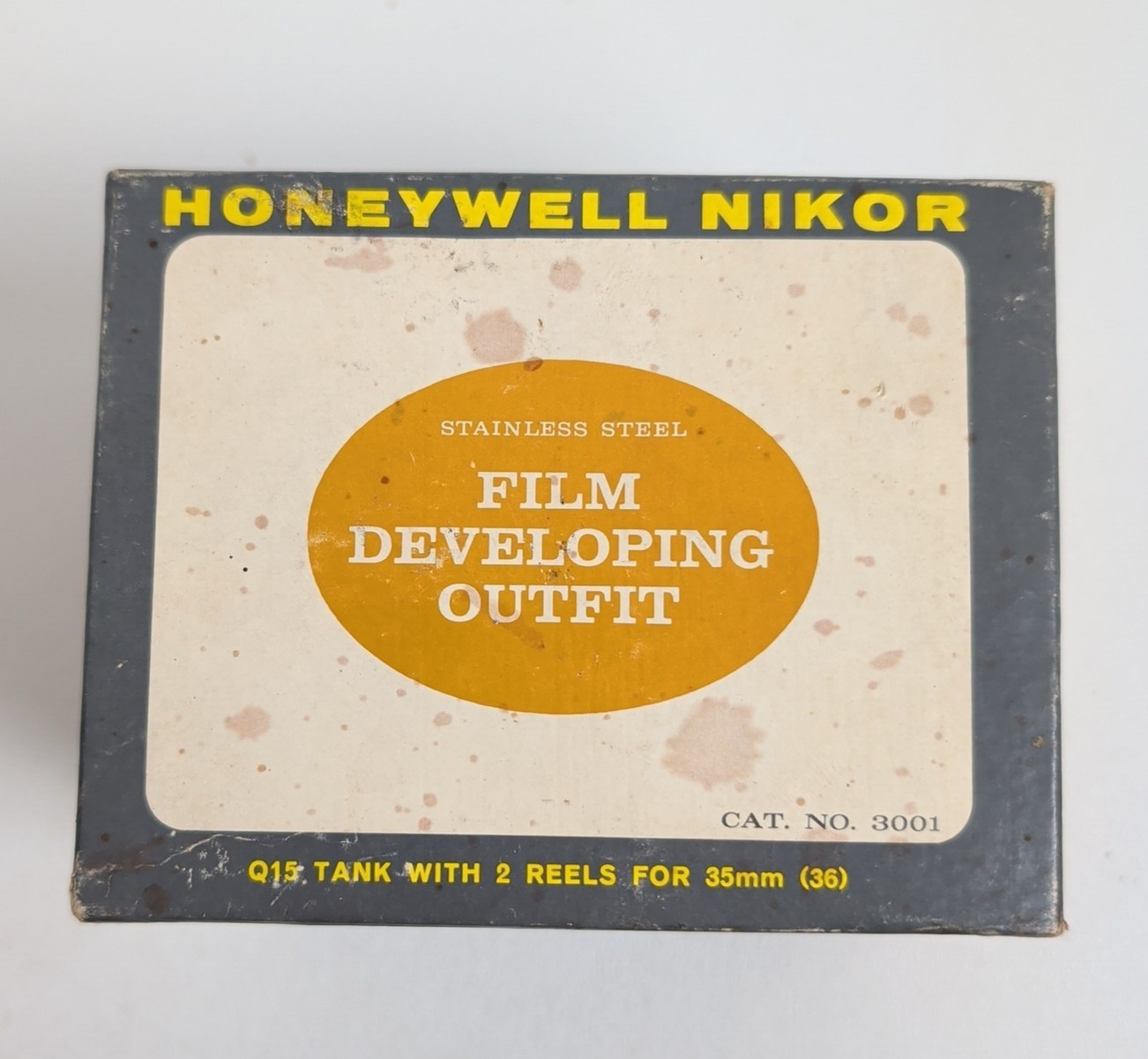Honeywell Nikor Stainless Steel Film Developing Outfit Reels Quick Fill Pour