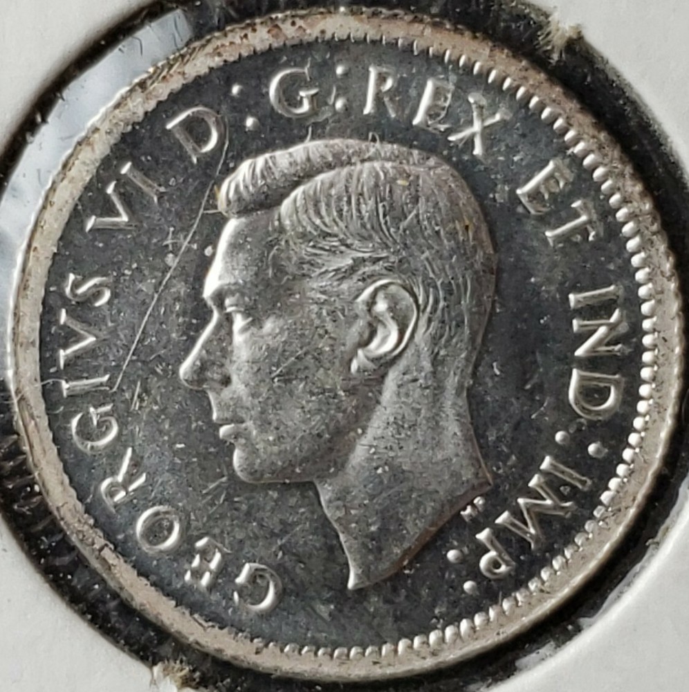 1938 Canada 10c Silver Ten Cent Piece