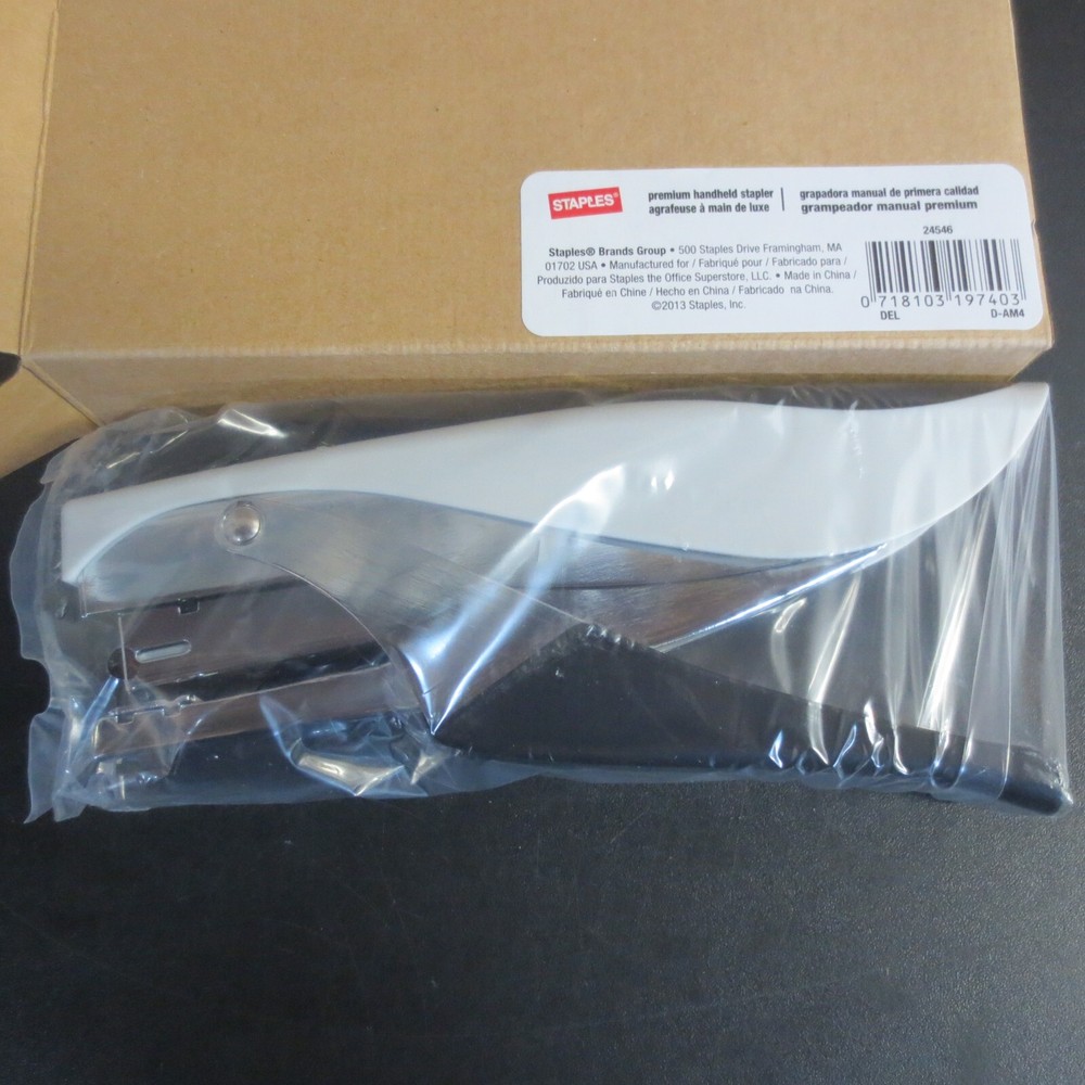STAPLES Premium Handheld Stapler - CHOOSE QTY