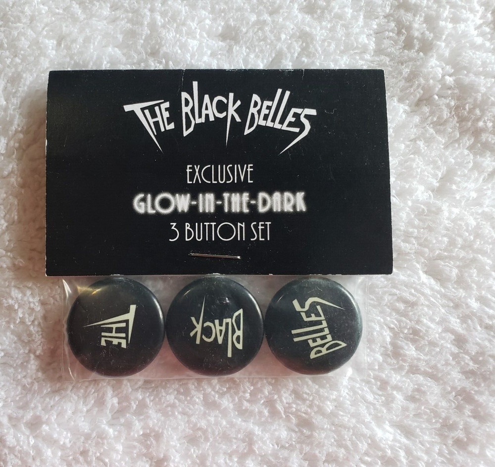 Oliva Jean Black Belles Stephen Colbert Button Stickers Bundle Third Man Records