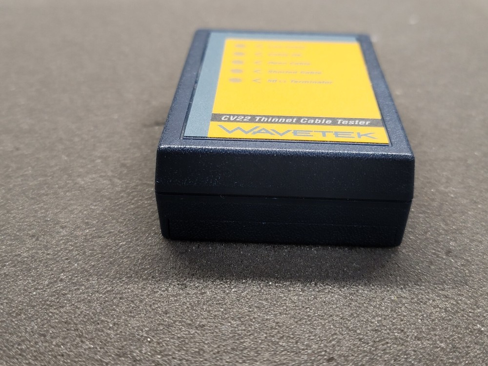 Wavetek CV22 Thinnet (Coaxial) Cable Tester + Operator's Manual "NIB"