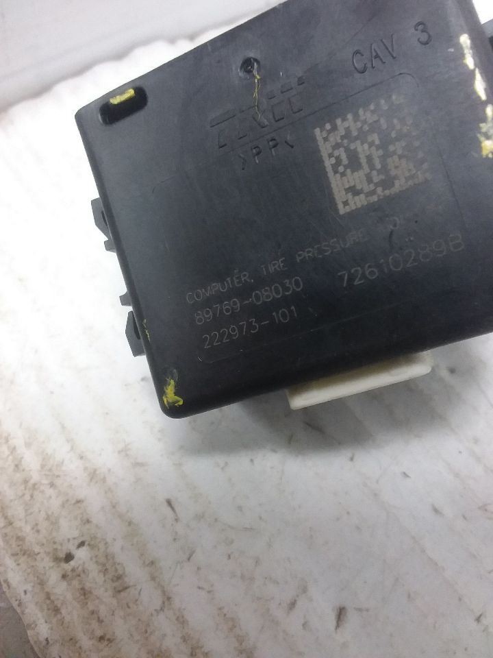 Suspension TPMS Control Module Left Hand Dash Fits 11-16 SIENNA 89769-08030