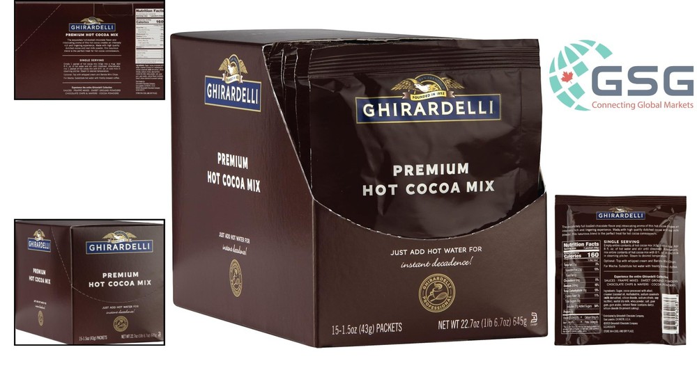 LUXURY HOT COCOA PACKETS - RICH, SOOTHING, AND VERSATILE