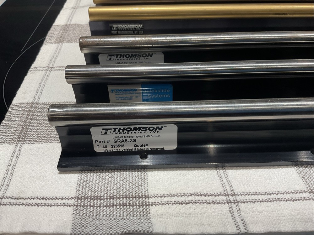 Thomson Linear 12” Quick slide Rails Plus 2 8”