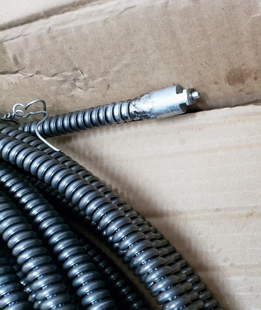 87597 Drain Cleaning Cable 1/2" x 75' Solid Core