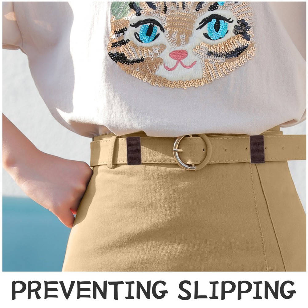 12 Pcs Belt Loop Retainer Elastic Keepers Backpack Straps Holder