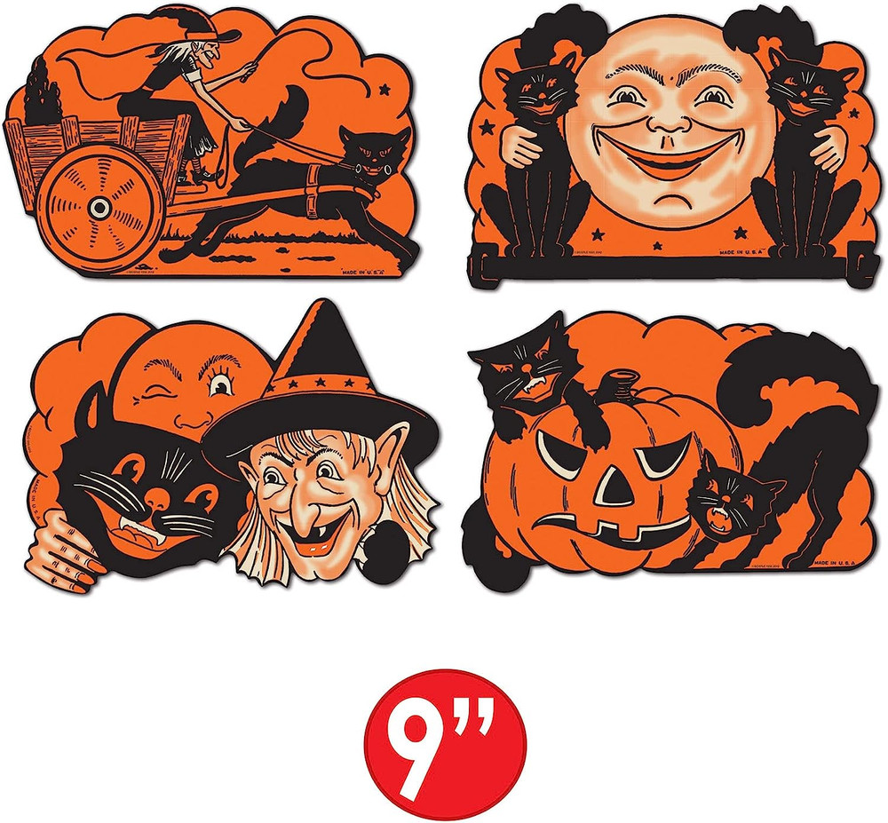 Halloween Cutouts 9"
