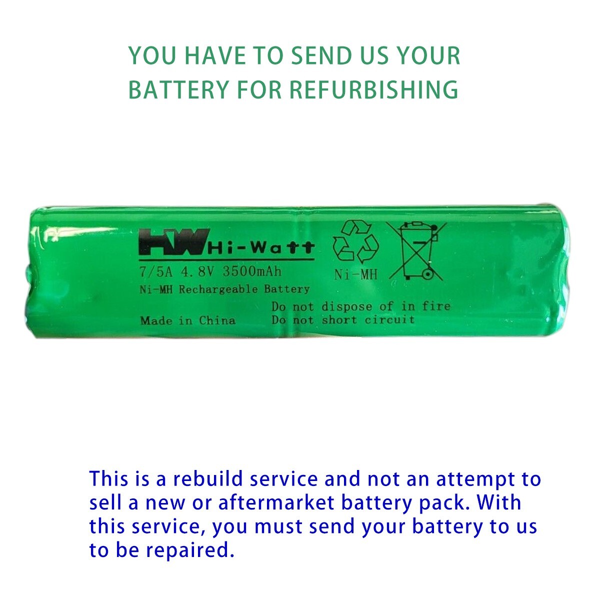 battery rebuild service for Snap on Verdict M2 meter battery