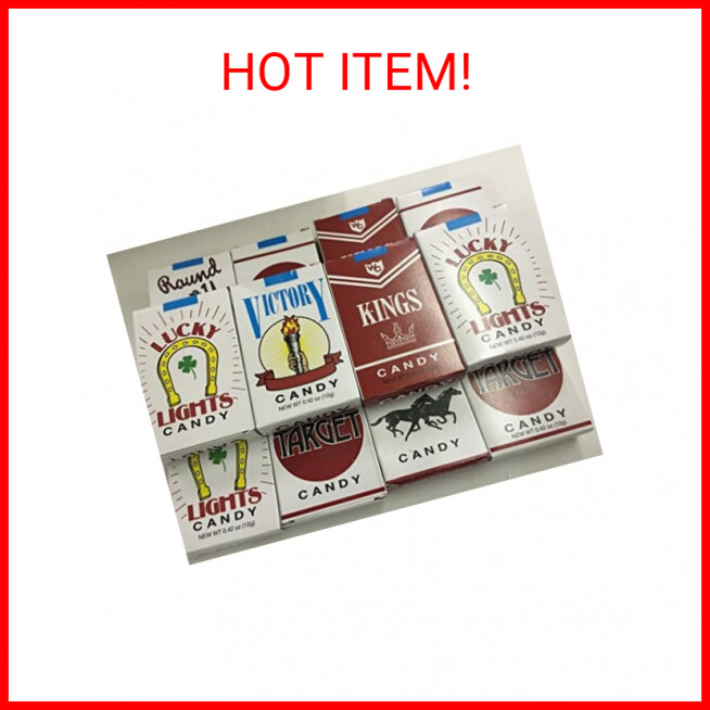 12 PACKS CANDY CIGARETTES