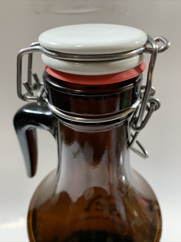 VAIL Brewing co Empty 2 L Amber Beer Bottle w Cap , EMPTY BOTTLE