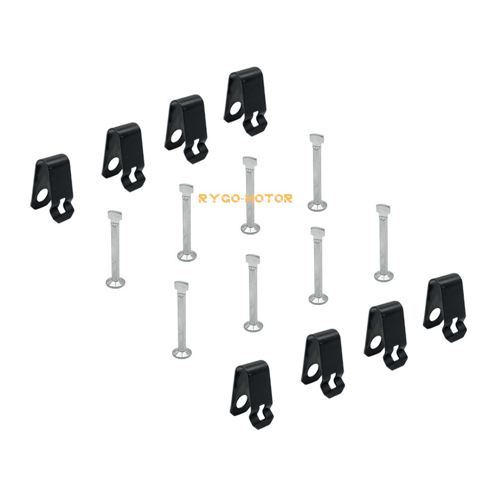 Front & Rear Brake Wheel Cylinders w/Shoes for Kawasaki KAF300 Mule 500 520 550