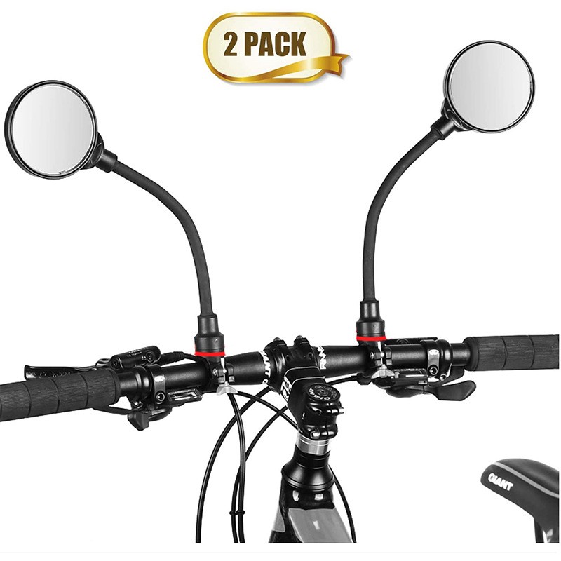 2-Piece Bicycle Rearview Mirror – Quick-Release