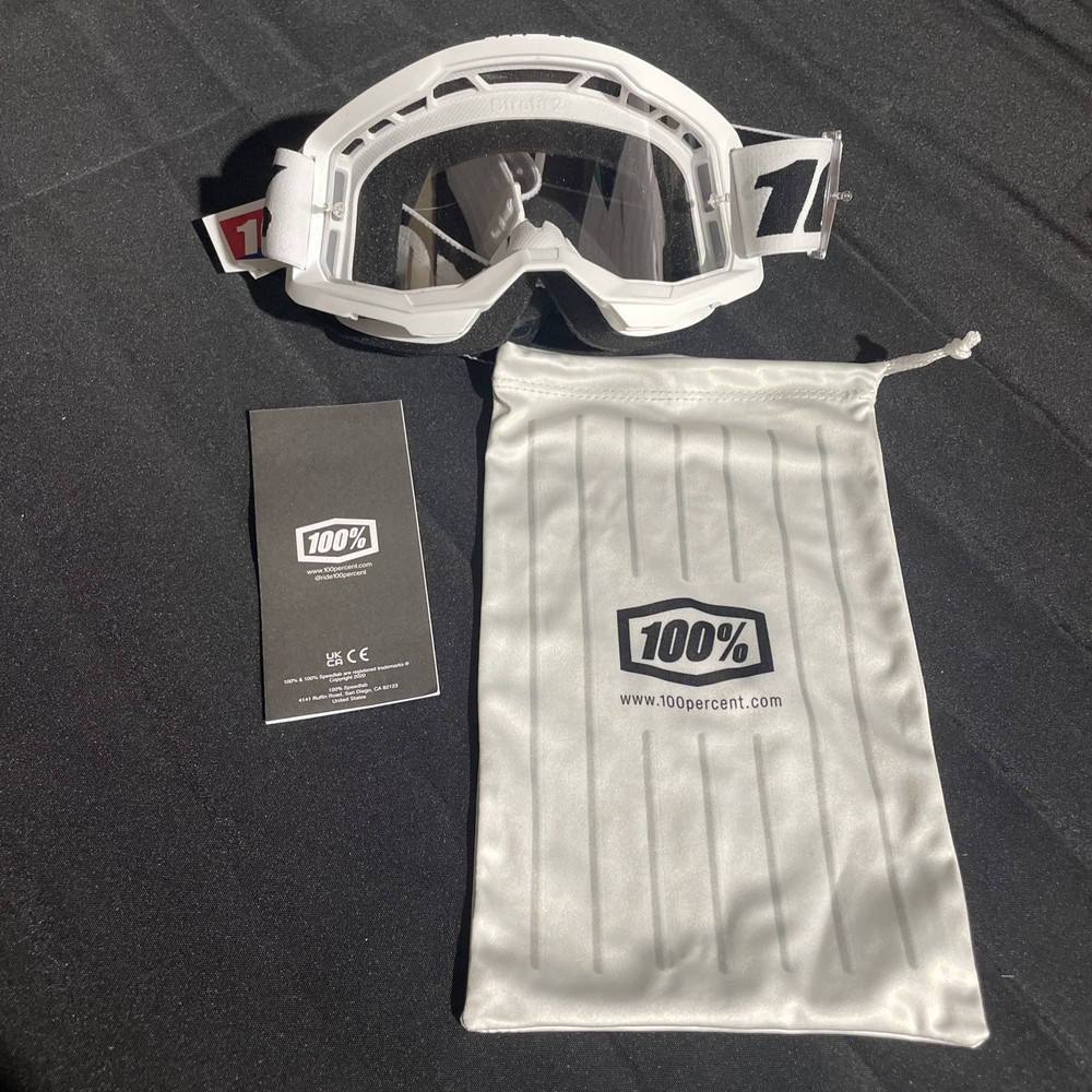 100% The Strata 2 Goggle White