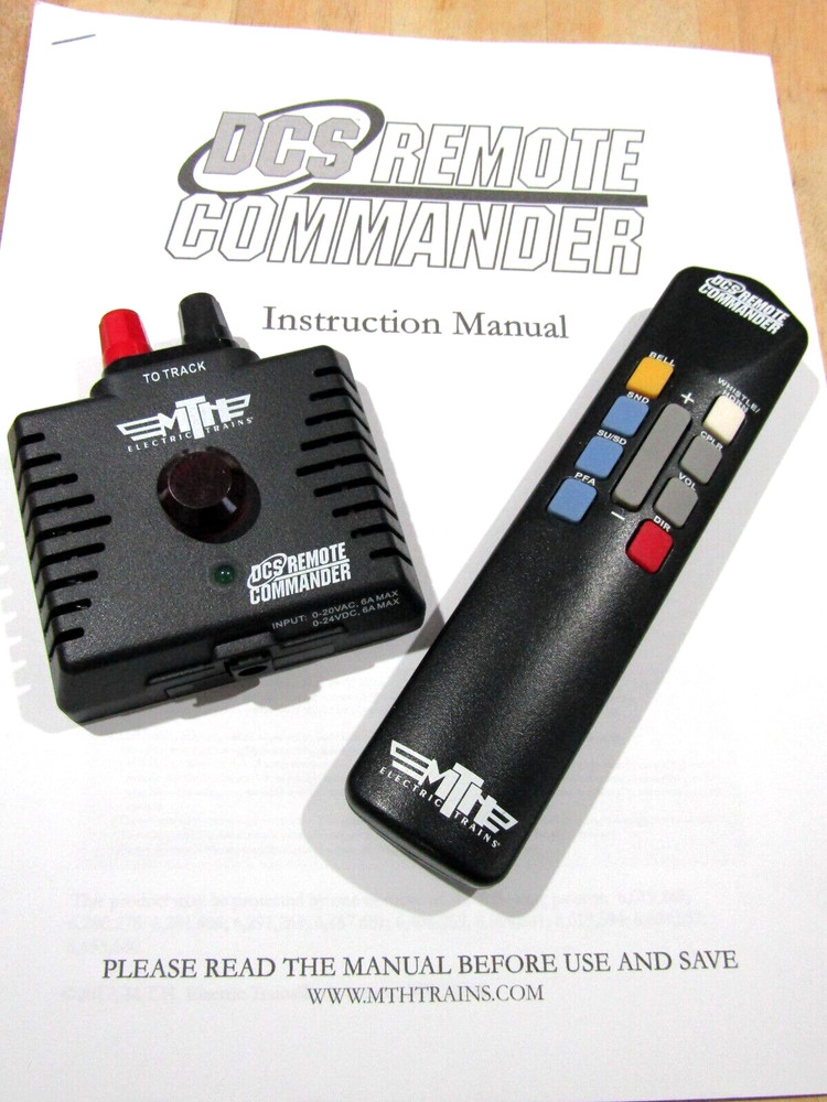 MTH DCS 50-1033 REMOTE COMMANDER CONTROL SYSTEM w/ manual MAKEANOFFER!