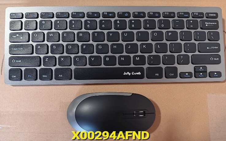 Wireless USB Keyboard with Mouse Combo Mice Set - Black