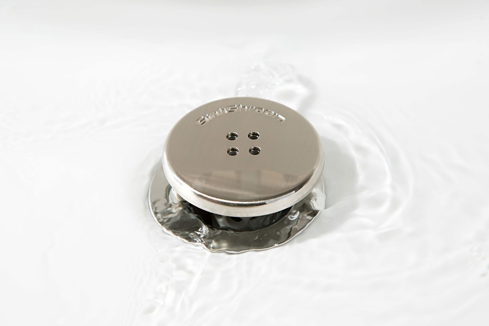 SinkShroom Nickel Award-Winning Drain Protector Hair Catcher Snare by TubShroom