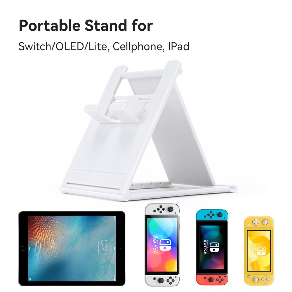 Table Play Stands Holder for Switch/Switch OLED/phone Tablet Adjustable Foldable