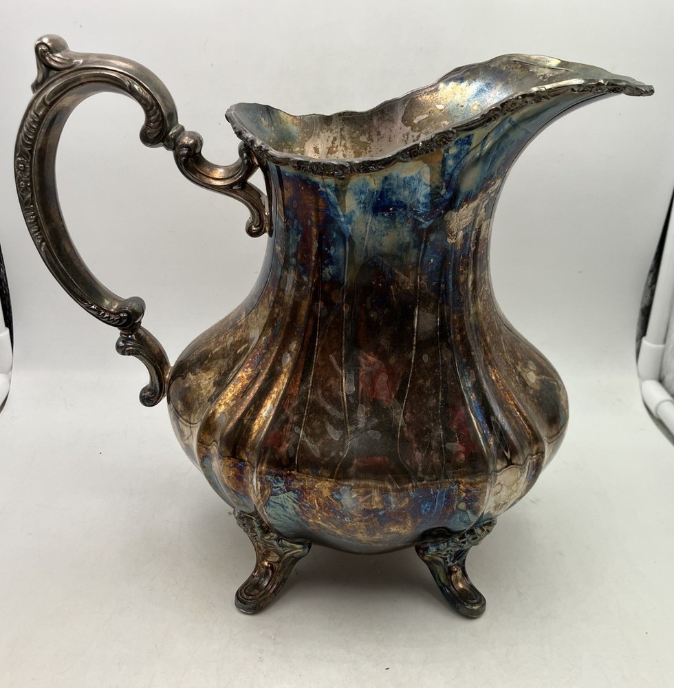 Silver Plated Water Pitcher Lancaster Rose by Poole 401A EPCA