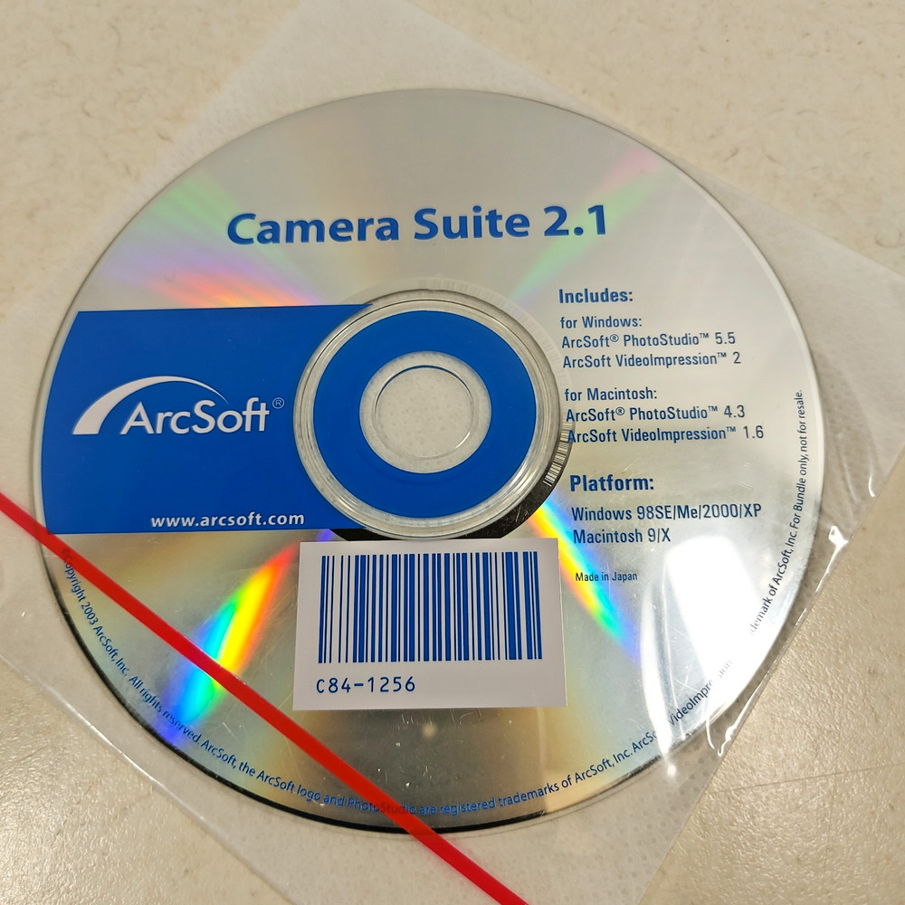 ArcSoft Camera Suite 2.1 CD-ROM Windows & Macintosh