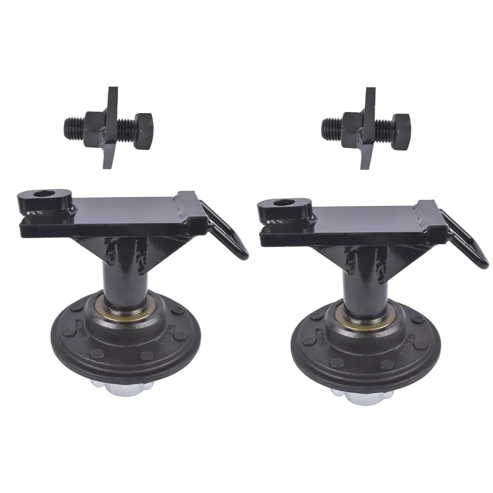 8 x 6.5 Lug 8000LB Superior Shipping Container Wheels, Bolt-on Spindle Kit new