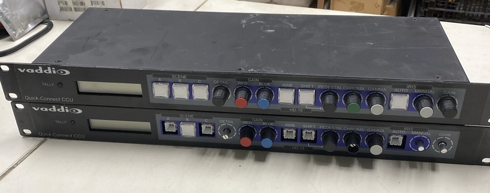 2 Vaddio Tally Quick Connect CCU HD-18