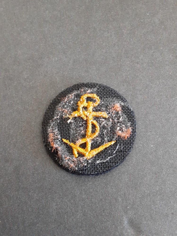 VINTAGE SMALL WW 2 GERMAN NAVY SLEEVE PATCH