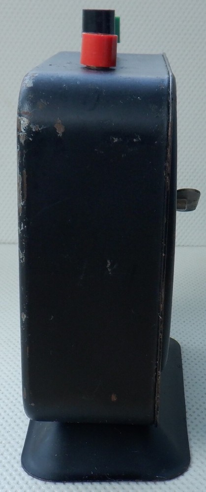 SMITHS STOP CLOCK WEST GERMANY 60 Second Mechanical Vintage Black Metal Case