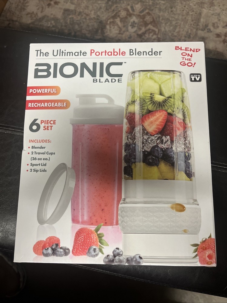 Bionic Blade The Ultimate Portable 26oz USB Rechargeable Blender New