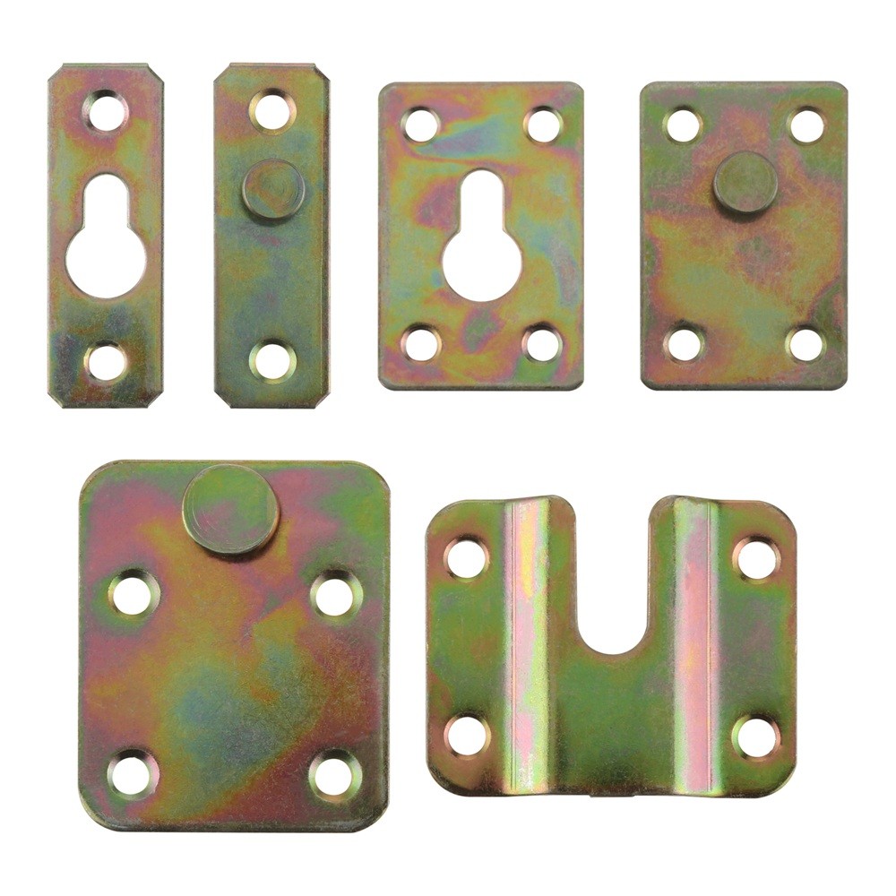 1/2/5Set Bed Rail Bracket Hinge Fixing Connector for Secure Picture Frames S/M/L