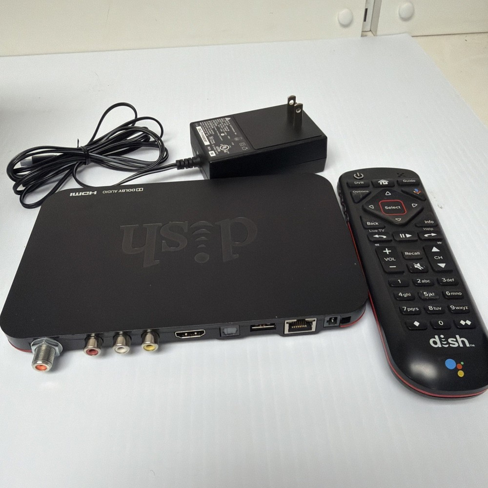 Dish Network Joey 3 With Remote And Power Supply