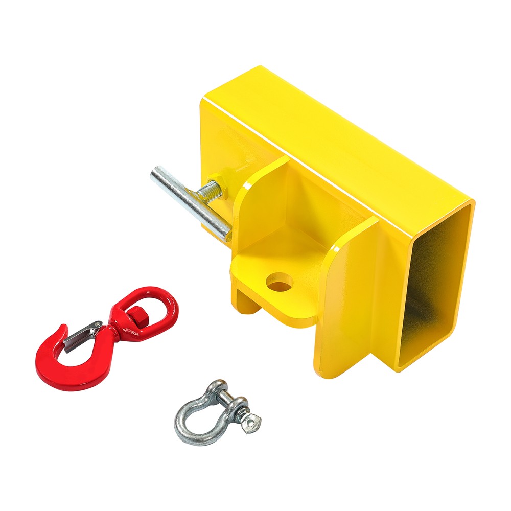 Universal Forklift Lifting Hook 2200LBS Fork Lifting Hook Device w/ Swivel Hook