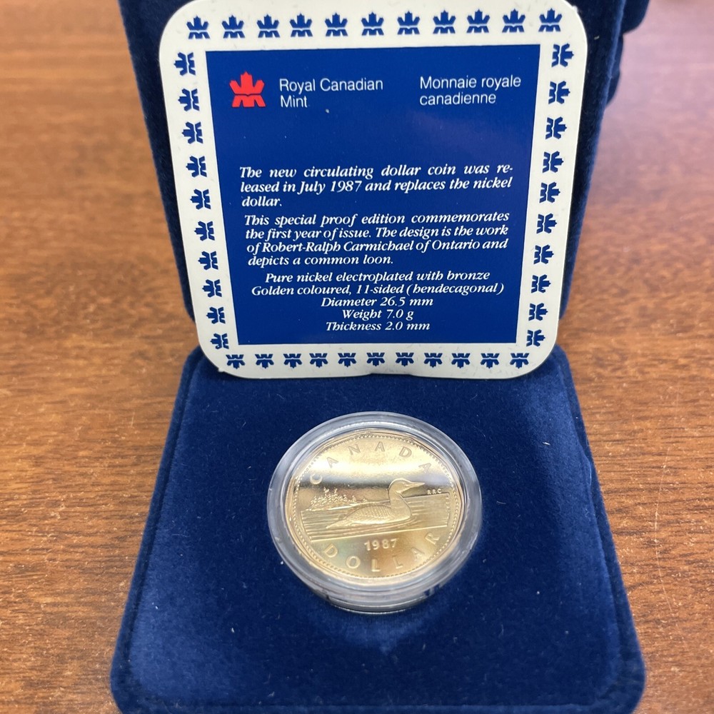 1987 Canada Proof Dollar
