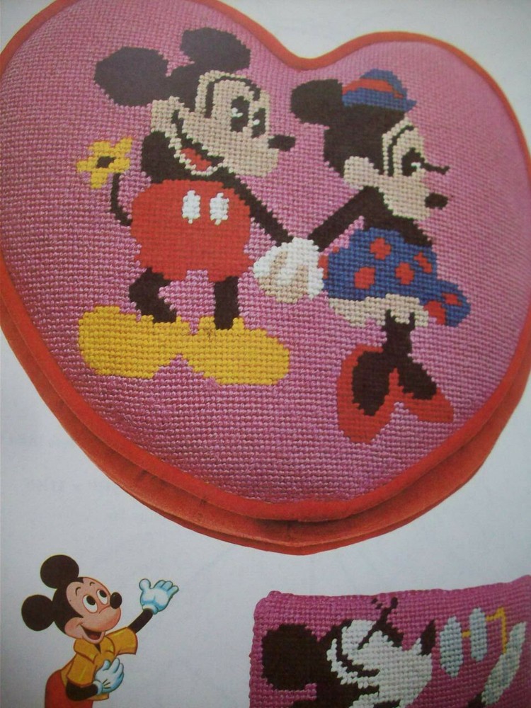 Walt Disney Mickey Mouse characters Needlepoint craft patterns