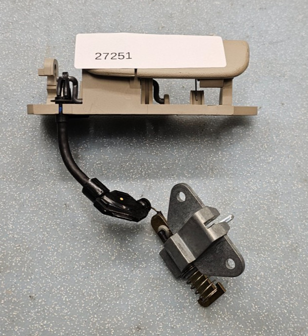 🔥00-05 DEVILLE GLOVE STORAGE COMPARTMENT BOX LATCH LOCK HANDLE ASSEMBLY TAN