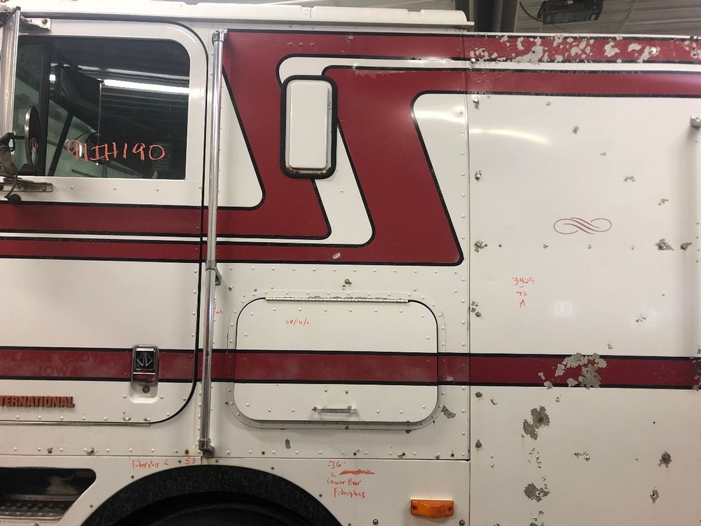 International 9700 ALUMINUM Left/Driver REAR SIDE Panel