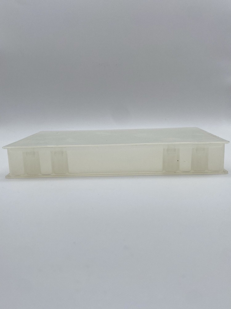 3 clear polypropylene VHS tape cases clam shell cases