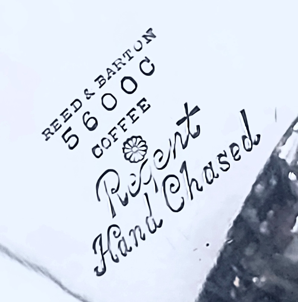 1937 REED & BARTON VICTORIAN ROCOCO REPOUSSE HAND CHASED COFFEE TEA SET 5 PC