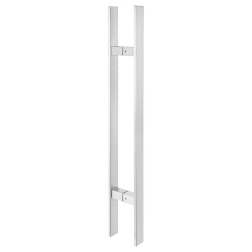 Stainless Steel Double Sided Push Pull Door Handle, H-shaped Door Pull Handle