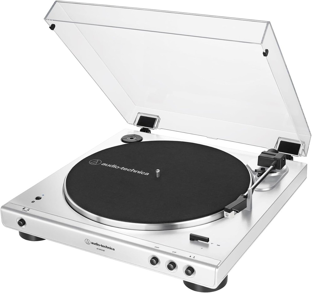 Audio-Technica AT-LP60XBT Automatic Stereo Turntable with Bluetooth, White