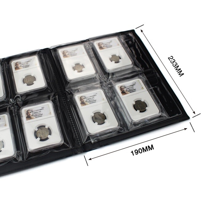 New Coin Album Holders Book Hold 16 Certified Coin Slabs PCGS NGC Coins