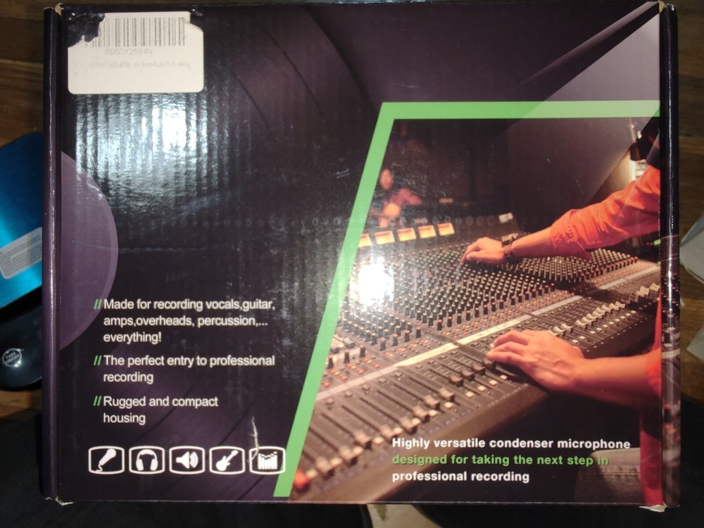 Minilife Condenser Microphone Kit -New open Box Podcast, YouTube,