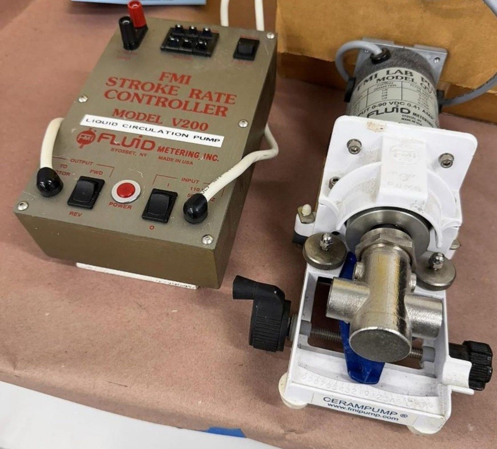 FMI Fluid Metering QVG50 Lab Pump with V200 Stroke Rate Controller
