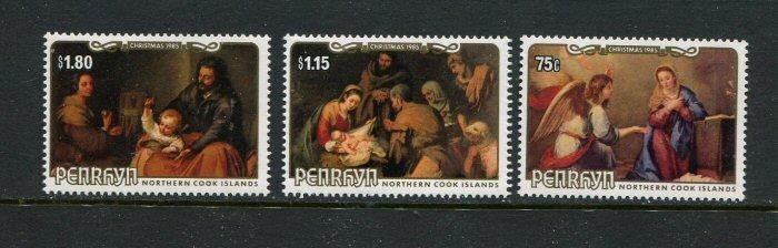 Penrhyn Is #327-9 MNH