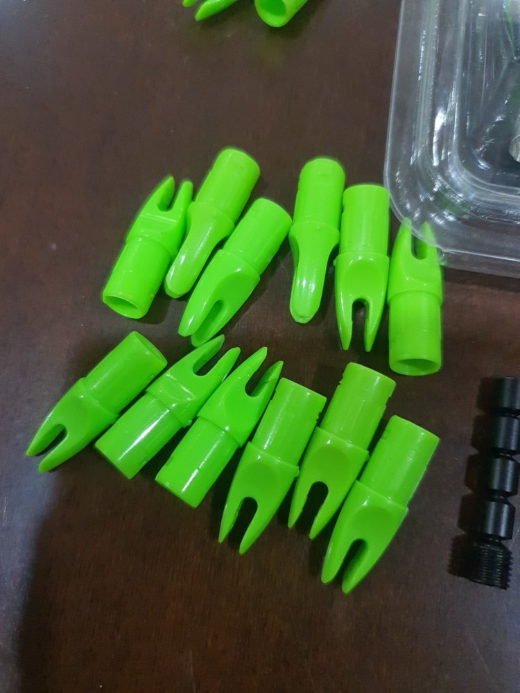 Carbon Express CXL 250 Arrow Components ( Nocks Nock Collars & Adjustable...