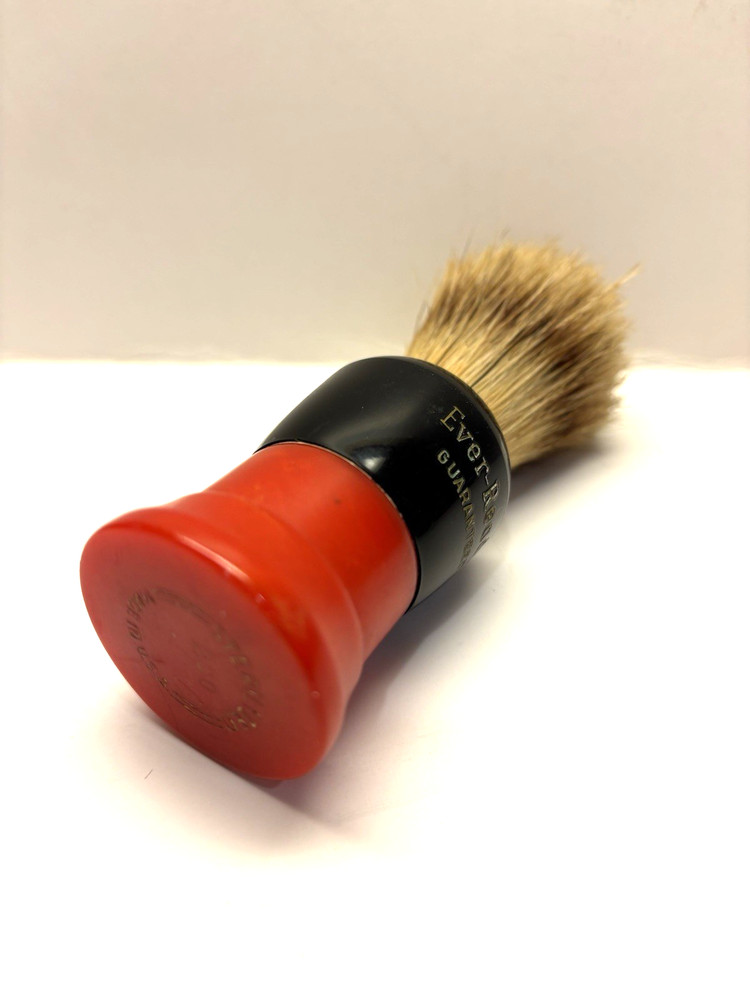 Red Catalin Ever Ready Bakelite Shaving Brush