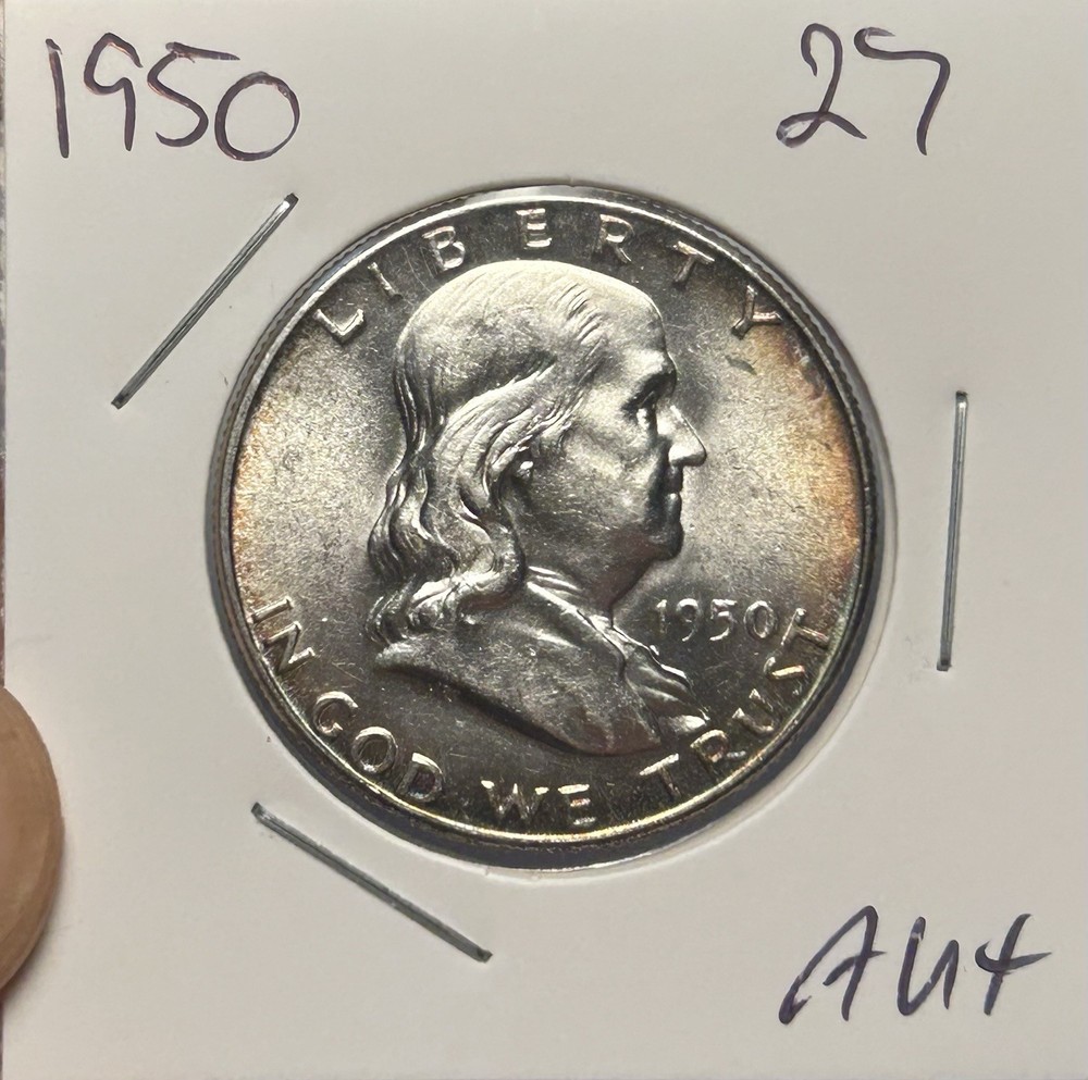 1950 Franklin Half Dollar Coin