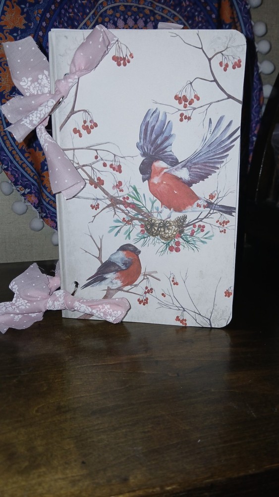 Winter Cardinal Junk Journal Scrapbook