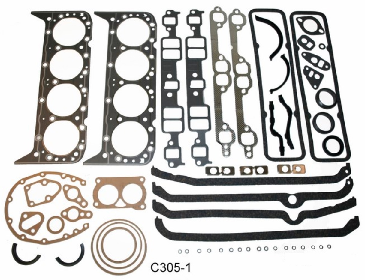 Full Engine Rebuild Overhaul Gasket set for 1975-1985 Chevrolet GMC 305 5.0L